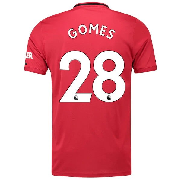 Camiseta Manchester United NO.28 Gomes Replica Primera Ropa 2019/20 Rojo